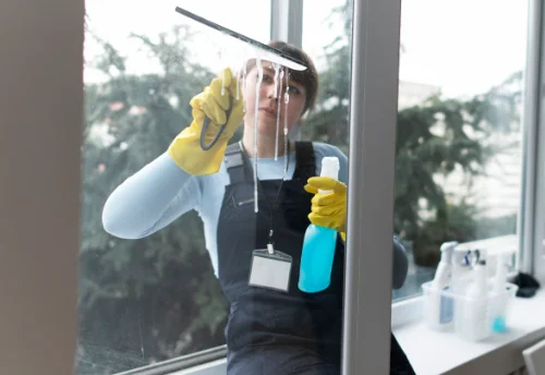 Nettoyage de vitres intérieures et extérieures à Morienval